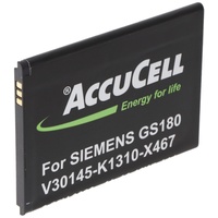 AccuCell Akku passend für Siemens Gigaset GS180 V30145-K1310-X467 3,85