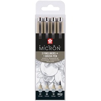 Sakura Pigma Micron Fineliner-Set farbsortiert 0,25 + 0,45 +
