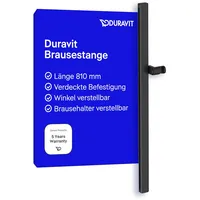 Duravit Universal Brausestange 800 Schwarz Matt