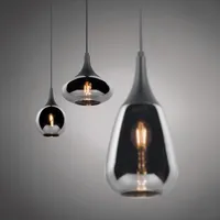 Trio Pendelleuchte Lumina 3xE14, schwarz, Metall/Glas