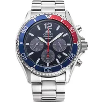 Orient Mako Chronograph Edelstahl 43 mm RA-TX0201L10B