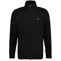 GANT Regular Shield Full Zip Sweatjacke Herren Schwarz XXL