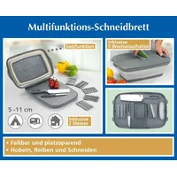 Maximex Multifunktionaler 10-in-1 Küchenhelfer, grau/weiß