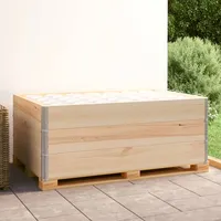 VidaXL Paletten-Aufsatzrahmen 3 Stk. 100x150 cm Kiefer Massivholz
