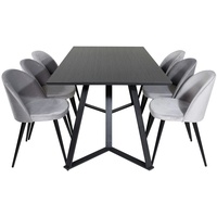 VCM Ebuy24, Essgruppe Essgruppe Marina 23 (7-teilig) (Stahl, MDF)