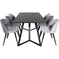 VCM Ebuy24, Essgruppe Essgruppe Marina 23 (7-teilig) (MDF, Stahl)