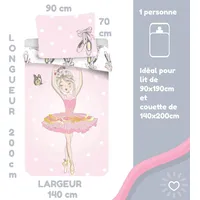 Jerry Fabrics Bettbezug - Einzel - 140 x 200