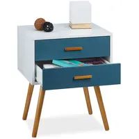 Relaxdays Beistellschrank Retro 58 x 41 x 48 cm