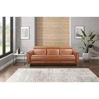 PLACES OF STYLE 3-Sitzer Lund, in Leder und Webstoff