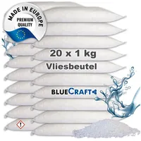 Bluecraft - 20x 1kg Luft-Entfeuchter Granulat Nachfüllpack im Vliesbeutel