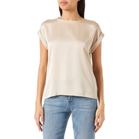 VILA Kurzarmshirt VIELLETTE S/S SATIN TOP - NOOS Satin