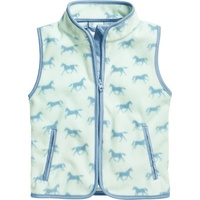 Playshoes Fleece Weste Unisex Kinder Outdoor-Oberteil, Pferde, 98