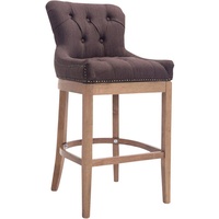 CLP Barhocker Lakewood Stoff, Antik-hell braun