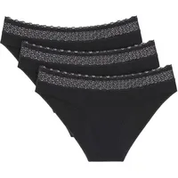 Triumph Feel of Modal Tai 3P Unterwäsche, schwarz, M
