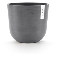 Ecopots Pflanztopf Oslo Grau 25 cm x 21,8 cm