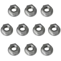Zenit-energy 10 Stück Sechskant Sperrzahnmutter M10 zur Montage von