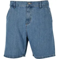 URBAN CLASSICS Denim Kurze Hose Light Blue Washed 36