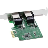 InLine InLine® Dual Gigabit Netzwerkkarte, PCI Express, 2x 1Gb/s,