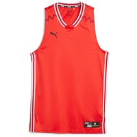 Puma Hoops Team Game Basketballtrikot Herren 04 red S