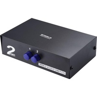 SpeaKa Professional SP-11175216 2 Port Composite-Switch mit Audio-Ports