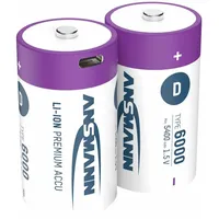 Ansmann Mono D Li-Ion 6000mAh, 2er-Pack (1314-0005)