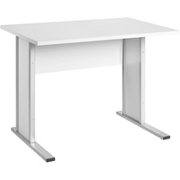 MÖBELPARTNER Schreibtisch Serie 4000 Lichtgrau