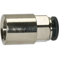 Riegler Gerade Steckverschraubung »click-clock«, G 1/8 i., Schlauch- Ø8