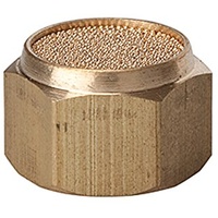 Riegler Sinterbronce-Schalldämpfer, flach, G 3/8 i., SW 19
