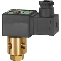 Riegler 3/2-Wege-MV., MS, NC, direktg. 24 V DC, NBR,