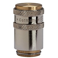 Riegler Verschlusskupplung DN 6, Messing 2.0401, Länge 30,0 mm