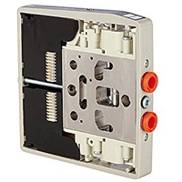 Riegler Ventilscheibe HDM, Anschluss 6 mm, 5/3-Wege Mitte geschlossen