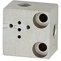 Riegler Einzelgrundplatte, M5 für Mini-Magnetventile 15 mm