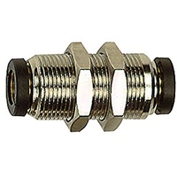 Riegler Gerade Schott-Steckverbindung red. »click-clock «, M17x1,0 Ã ̃6/10mm