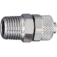 Riegler Gerade Einschraubverschraubung, R 1/2 a., für Schlauch 8/6