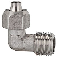 Riegler Winkel-Einschraubverschraubung, R 1/4 a., Schlauch 6/4, ES 1.4404