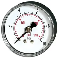Riegler Standardmano »pressure line« G 1/4 hinten -1/0 bar/-14,5