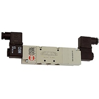 Riegler 5/3-Wegeventil, elektropneu., Mitte entlüft., G 1/4, 230 V,