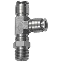 Riegler T-Steckverschr., L-Form, drehbar, R 1/4 a., Schlauch- Ø12,