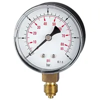 Riegler Standardmano »pressure line« G 1/8 unten, -1/0 bar/-14,5