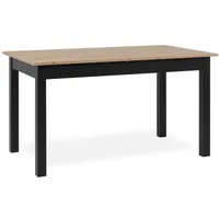 Freiraum Esstisch "Coburg" ausziehbar 180cm, Artisan Eiche / Schwarz.