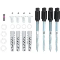 GAH Alberts Alberts® Schrauben-Set, Befestigungsset für Fenstergitter Fassaden, verzinkt,