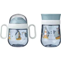 Mepal Mio Trinklernbecher Antitropf 360° 2er Set Gläser