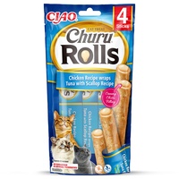 INABA Churu Rolls Chicken 4x10g
