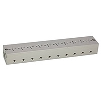 Riegler Reihengrundplatte 10-fach, M5 für Mini-Magnetventile 15 mm