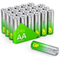 GP Super Alkaline AA 1,5V Batterie Packs 03015AETA-B24