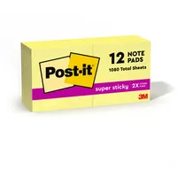 Post-it Super Sticky 654-12SSCY 76x76mm