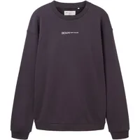 Tom Tailor 1038751 Print Sweatshirt Coal Grey L