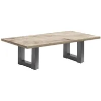 Roller Couchtisch - Graphit-Sandeiche - U-Gestell - 120x70 cm