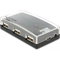 DeLock 64203 Kabeladapter USB 2.0 Kabel-Hub mit USB Type-C