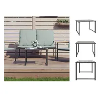 VidaXL Gartentisch 58 x 46 x 37 cm Anthrazit